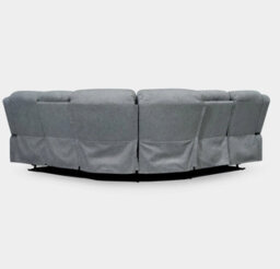 Linden Recliner Sofa Large Corner Grey - thumbnail 2