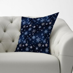 Warren Reed Designer Dreamy And Magical Snowflake Cushions 33Cm X 48Cm - thumbnail 2