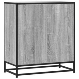 Berkfield Sideboard Grey Sonoma 68X35X76 Cm Engineered Wood And Metal - thumbnail 7