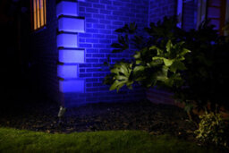 Auraglow Deep Recessed Gu10 Holder Ip54 Garden Spike Light - Red - thumbnail 4