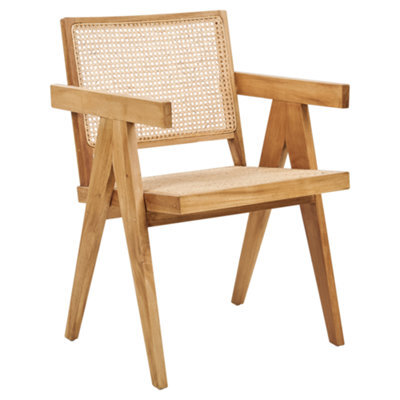 Beliani Dining Chair Westbrook Mahogany Brown - image 1