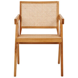Beliani Dining Chair Westbrook Mahogany Brown - thumbnail 4