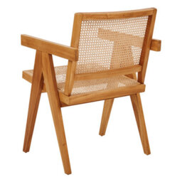 Beliani Dining Chair Westbrook Mahogany Brown - thumbnail 5
