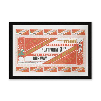 Warner Brothers Official Fantastic Beasts 3 - The Secrets Of Dumbledore The Great Wizarding Express Entrance Mat