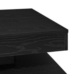 Berkfield Coffee Table 360-Degree Rotatable Black 70X70X34.5 Cm - thumbnail 8