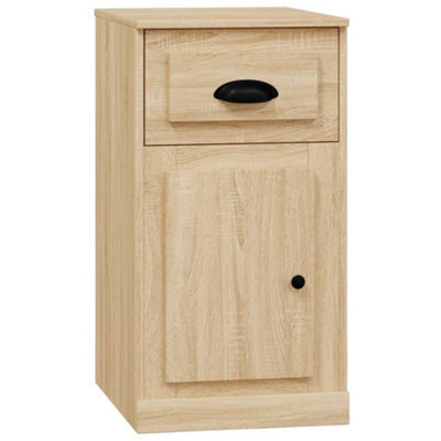 Berkfield Durable Side Cabinet With Drawer Sonoma Oak 40X50X75 Cm Engineered Wood - image 1