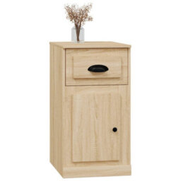 Berkfield Durable Side Cabinet With Drawer Sonoma Oak 40X50X75 Cm Engineered Wood - thumbnail 4