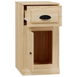 Berkfield Durable Side Cabinet With Drawer Sonoma Oak 40X50X75 Cm Engineered Wood - thumbnail 8