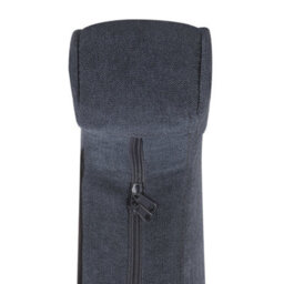 Beliani Rocking Chair Trondheim Fabric Dark Grey - thumbnail 8