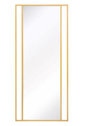 Mirroroutlet The Genestra Gold Modern Wall Leaner Garden Mirror 200 X 90Cm - thumbnail 2