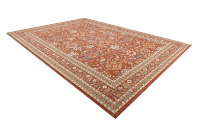 RugsX Wool Carpet Soho 477.26.la300 Osta Ornament, Frame Natural Terracotta Beige 160X240 Cm - image 1