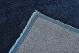 A.unique Home Luxurious Faux Fur Rabbit Rug - Navy, 100Cm X 150Cm - thumbnail 3