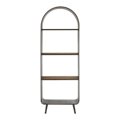 Orsina Industrial Design Tall Shelf Unit, Storage Wooden Bookshelf For Wall, Sturdy Industrial Design Shelf Unit - image 1