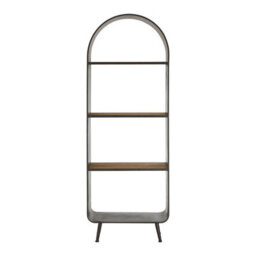 Orsina Industrial Design Tall Shelf Unit, Storage Wooden Bookshelf For Wall, Sturdy Industrial Design Shelf Unit - thumbnail 1