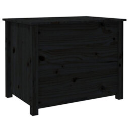 Berkfield Coffee Table Black 71X49X55 Cm Solid Wood Pine - thumbnail 9