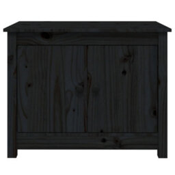 Berkfield Coffee Table Black 71X49X55 Cm Solid Wood Pine - thumbnail 6