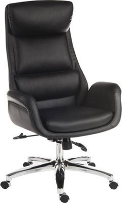 Teknik Ambassador Luxury Reclining Executive Chair In A Leather Look Finish - image 1