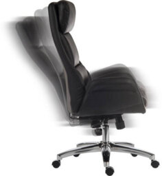 Teknik Ambassador Luxury Reclining Executive Chair In A Leather Look Finish - thumbnail 3