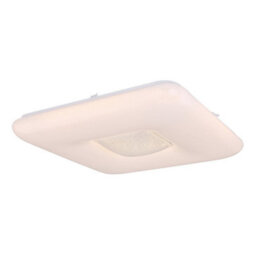 Luminosa Lighting Luminosa Trystan Flush Ceiling Light White 1X Rgbw Led Dimmable 3000-6400K Remote Control Tuya Smart - thumbnail 2