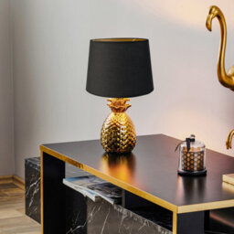 2 Pack 30Cm Black Fabric Drum Lamp Shades With Gold Inner Ceiling Pendant Light Shades - thumbnail 5