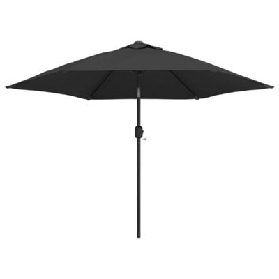 Berkfield Outdoor Parasol With Metal Pole 300 Cm Anthracite - image 1