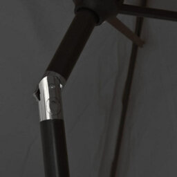 Berkfield Outdoor Parasol With Metal Pole 300 Cm Anthracite - thumbnail 5