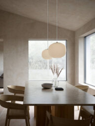 Nordlux Navone Glass Pendant Light Hand Blown Glass White,mains - thumbnail 5