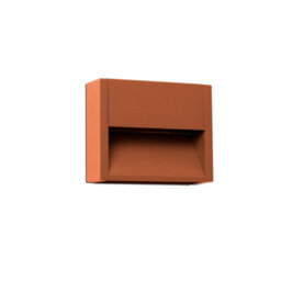 Luminosa Lighting Luminosa Grada Outdoor Surface Mounted Led Wall Lamp Rust 3W 3000K Ip54 - thumbnail 1