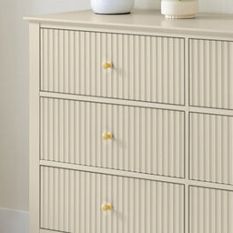 Melody Maison Large 6 Drawer Chest Of Drawers - Hales Taupe Range - thumbnail 7