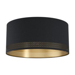 Elegant Black And Gold Wall Flush Ceiling Light With E27 Bulb Socket - thumbnail 1