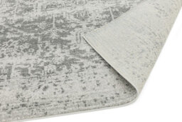 Grey Traditional Easy To Clean Floral Rug For Dining Room-160Cm X 230Cm - thumbnail 5
