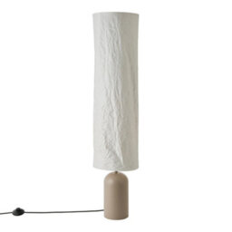 Nordlux Talli Tyvek Floor Lamp Crinkled  Brown,mains - thumbnail 2