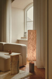 Nordlux Talli Tyvek Floor Lamp Crinkled  Brown,mains - thumbnail 5