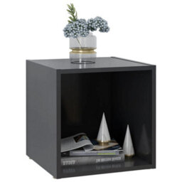 Berkfield Tv Cabinets 2 Pcs Grey 37X35X37 Cm Engineered Wood - thumbnail 6