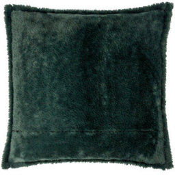 Furn. All Wrapped Up Velvet Faux Fur Polyester Filled Cushion - thumbnail 3