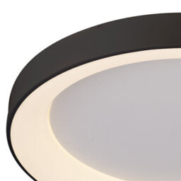 Luminosa Lighting Luminosa Niseko Ring Ceiling 65Cm 48W Led, 3000K, 3900Lm, Black, 3Yrs Warranty - thumbnail 9