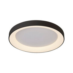 Luminosa Lighting Luminosa Niseko Ring Ceiling 65Cm 48W Led, 3000K, 3900Lm, Black, 3Yrs Warranty - thumbnail 1