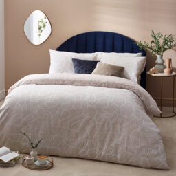HÖEM Hoem Dunes Abstract Cotton Rich Reversible Duvet Cover Set - thumbnail 2