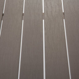 Beliani Garden Dining Table Vernio 180 Cm 90 Cm Metal Grey - thumbnail 5