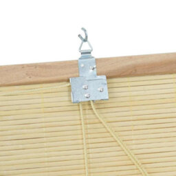 Berkfield Window Blinds & Shades With Curtains Manual Natural Bamboo - thumbnail 7