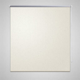 Berkfield Roller Blind Blackout 100 X 230 Cm Off White - thumbnail 1