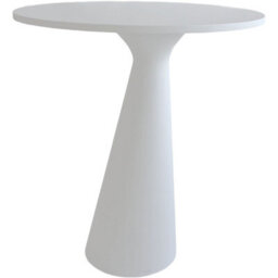 Fino Stone Conico White Solid Stone Contemporary Bathroom Table 700mm - thumbnail 3