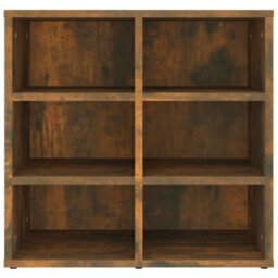 Berkfield Stylish Shoe Cabinet Smoked Oak 52.5X30X50 Cm - thumbnail 4