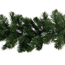 Samuel Alexander 270Cm (9Ft) Indoor Plain Green Colorado Christmas Garland - thumbnail 8