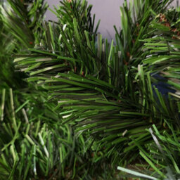 Samuel Alexander 270Cm (9Ft) Indoor Plain Green Colorado Christmas Garland - thumbnail 5
