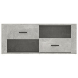 Berkfield Classic Tv Cabinet Concrete Grey 100X35X40 Cm Engineered Wood - thumbnail 6