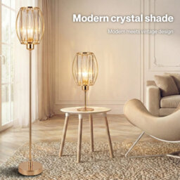 Emitto Crystal Ceiling Light Shade Pendant Lamp Shade Table Floor Lamps - thumbnail 5