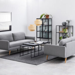 Furniture To Go Infinity Square/coffee Table Setin Matt Black Set Of 3 - thumbnail 5