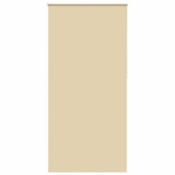Berkfield Durable Roller Blind Blackout Beige 90X210 Cm Fabric Width 85.7 Cm Polyester