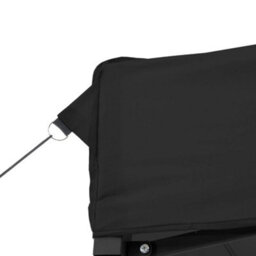 Walplus Foldable Party Tent Garden Gazebo Canopy Pop-Up Black 440X292X315 Cm - thumbnail 7